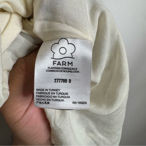 Anthropologie Farm Rio Flutter-Sleeved Maxi Dress size Small Petite - Picture 9 of 10